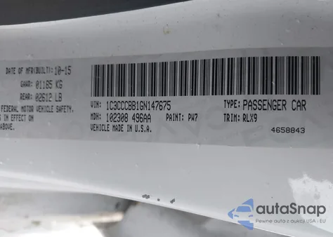 2016 Chrysler 200 S from USA, damaged, VIN 1C3CCCBB1GN147675